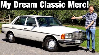 I Bought A Mercedes W123 My Dream Classic Benz 1983 200 Saloon Driven [upl. by Silliw]