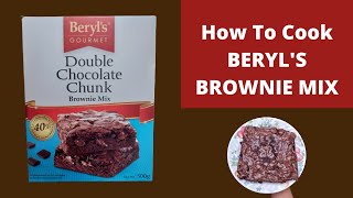 Beryls Brownie Mix  Double Chocolate Chunk  The easiest brownies ever made [upl. by Ernst875]