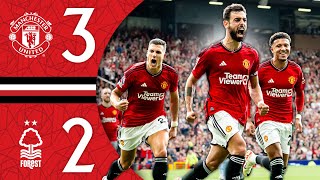 An Important Comeback Win 💪  Man Utd 32 Nottingham Forest  Highlights [upl. by Xirtaeb]