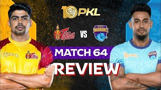 Telugu Titans vs Bengal Warriors review  PKL Season 10 Match 64 [upl. by Parfitt]