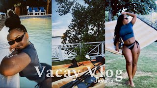 VACAY VLOG Discovery Bay Jamaica  Shanida Elvin [upl. by Bouzoun]