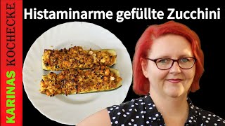 Gefüllte Zucchini mit vegetarischer BulgurFüllung Sommerlich leicht  HistaminintoleranzRezept [upl. by Donnie]