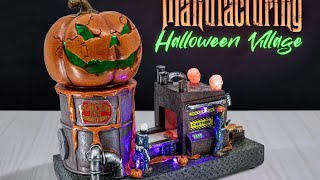 Halloween 2024 PREORDER FG SQUARE Pumpkin Pie Factory Manufacturing Village House halloween2024 [upl. by Nyrat]