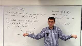 Topics In Analysis Lecture 13 Uniformly Continuous Functions [upl. by Habeh494]