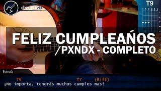 Cómo tocar quotFeliz Cumpleañosquot de Panda en Guitarra Acústica HD Tutorial  Christianvib [upl. by Nylirac341]