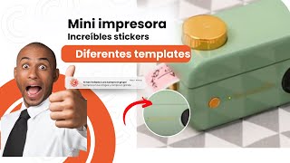 Impresora de stickers [upl. by Eicyac894]