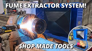 Building a FUME EXTRACTION System for Metal Arc Spraying  Shop Made Tools [upl. by Firmin]