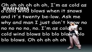 Eminem Cold Wind Blows Lyrics [upl. by Akieluz]