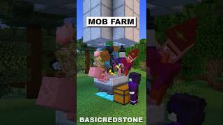 Minecraft Mob Farm minecraft shorts [upl. by Jeu372]