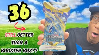 Opening 36 Pokemon Silver Tempest Sleeved Booster Packs Is It Still Better Than a Booster Box [upl. by Lyj]