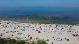 Kąty Rybackie plaża wejście nr 51  widok z wieży [upl. by Kaufmann155]