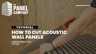 How To Cut Acoustic Slat Panels  The Panel Company [upl. by Tricia]