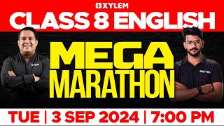 Class 8 English  Mega Marathon  Xylem Class 8 [upl. by Nirro]