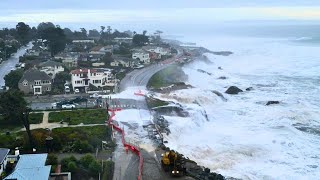 XXL HISTORIC SWELL SANTA CRUZ CA  December 28 2023 [upl. by Drofla198]