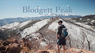 Back to Blodgett Peak  Colorado Springs Hiking Video 4K [upl. by Ymereg]