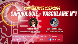 Conférence 20232024  Cardiologie Vasculaire n°1 [upl. by Ayrotal]