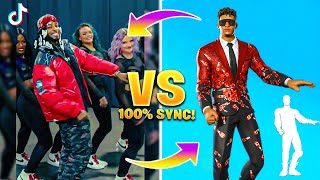 NEW FORTNITE DANCES IN REAL LIFE GOATedWithout YouCelebrate MeRun it DownMy World Get Griddy [upl. by Mandie]