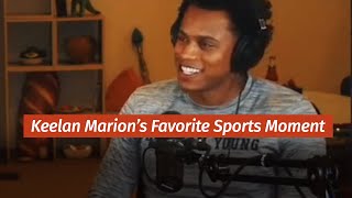 What is BYU Football Wide Receiver Keelan Marion’s Favorite Sports Moment [upl. by Nytsrik]