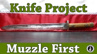 Converting A Bayonet To A Survival Knife  Finishing A Project My Dad Started [upl. by Wolfgang]