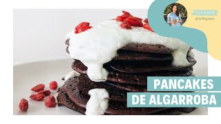 PANCAKES🥞 de ALGARROBA Sin Gluten y Sin Lácteos [upl. by Notyep]