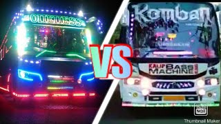 KOMBAN VS ONENESS BUS LIGHT SHOW PART 1കേരളത്തിലെ 2 കൊമ്പന്മാരുടെ ലൈറ്റ് വർക്ക്‌  ONEFIVEMEDIA [upl. by Leonanie]