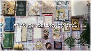 asmr vintage stationery haul  Journalsay shop [upl. by Meade]