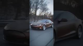 Tesla Model S with V8 🔥 from Camaro SS [upl. by Barrington]