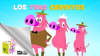 Los Tres Cerditos y el Lobo  Cuento Infantil En Español [upl. by Merla]