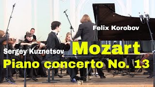 Mozart piano concerto No 13 in C major K 415 — Sergey Kuznetsov 2014 [upl. by Oiromed872]