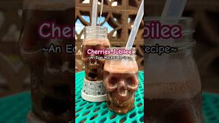 Cherries Jubilee  An Easy Mocktail Recipe foodie drinkrecipe nonalcoholic recipeshorts soda [upl. by Ocihc628]