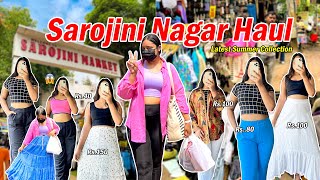 Sarojini Nagar Latest Summer Collection  Sarojini Nagar Try On Haul Starting Rs50  Swati Rai [upl. by Harret]