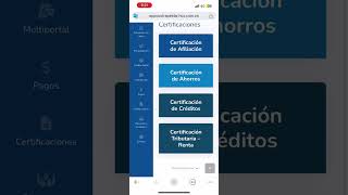 😎Conoce cómo descargar la Certificación Tributaria desde nuestra App 📋 [upl. by Yahsan]