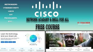 Cisco Free Courses Netacad amp Skill for all [upl. by Aznofla]