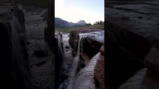 Triple Falls in Glacier National Park  Secret Waterfall [upl. by Ressay]