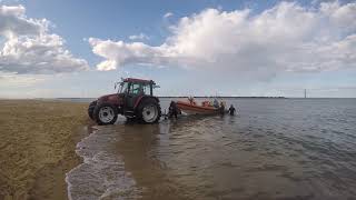 Sea Palling Tractor RHIB retrieval [upl. by Clywd189]