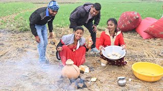 नया साल के पार्टी में पगली बनाई हांडी मटनBhojpuri comedy [upl. by Eleanora]