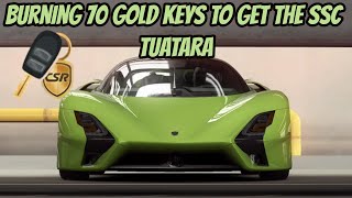 CSR2  Burning 70 keys to get the SSC Tuatara Concept [upl. by Assirahc384]