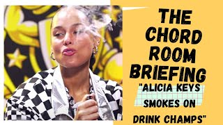 Alicia Keys Smokes on Drink Champs [upl. by Gahl]