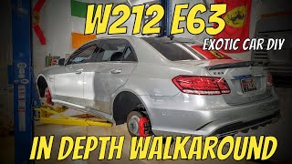 Discovering the E63 In depth mechanical walkaround on lift [upl. by Elatsyrc]