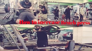 How to increase bench press  बेंच प्रेस बढ़ाने का तरीका  Bench press  Manjeshm3u [upl. by Eneluj292]