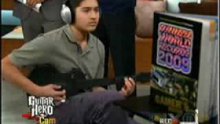 Danny Johnson Breaks Guitar Hero III World Record [upl. by Sabas]