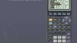 Find the Vertex of a Quadratic Equation on the Ti8384 [upl. by Monteith]