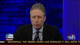 Jon Stewart on The OReilly Factor  Part 1 [upl. by Arenat]