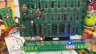 Gottlieb Hollywood Heat MPU and Driver Repair and Test [upl. by Macario]