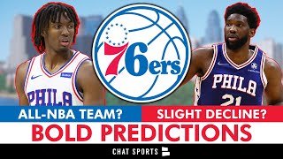 5 BOLD 76ers Predictions AFTER 2024 NBA Free Agency Tyrese Maxey AllNBA  76ers News amp Rumors [upl. by Anire]