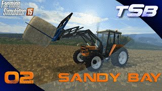 Farming Simulator 1  Sandy bay 02  on presse [upl. by Ettenor]