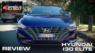 Walk Around and Test Drive  2021 Hyundai i30 Elite Hatch Review [upl. by Neelhtakyram]