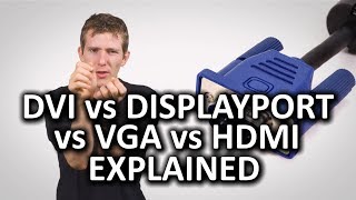 HDMI DisplayPort VGA and DVI as Fast As Possible [upl. by Rennold]