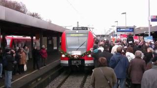 Einweihung SBahnLinie 1 nach Kirchheim Teck  Train Railway [upl. by Eelyek98]