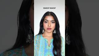 The STAGES of NO MAKEUP to GLAM MAKEUP 🤩🔥makeup nomakeup trending indianlooks ytshortsindia [upl. by Meehyrb]